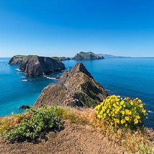 View from Inspiration Point on Anacapa Island overlooking Channel Islands National Park