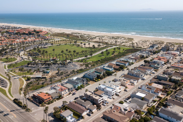 aerial view of oxnard