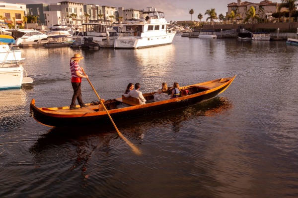 gondola ride with family through channel islands harbor